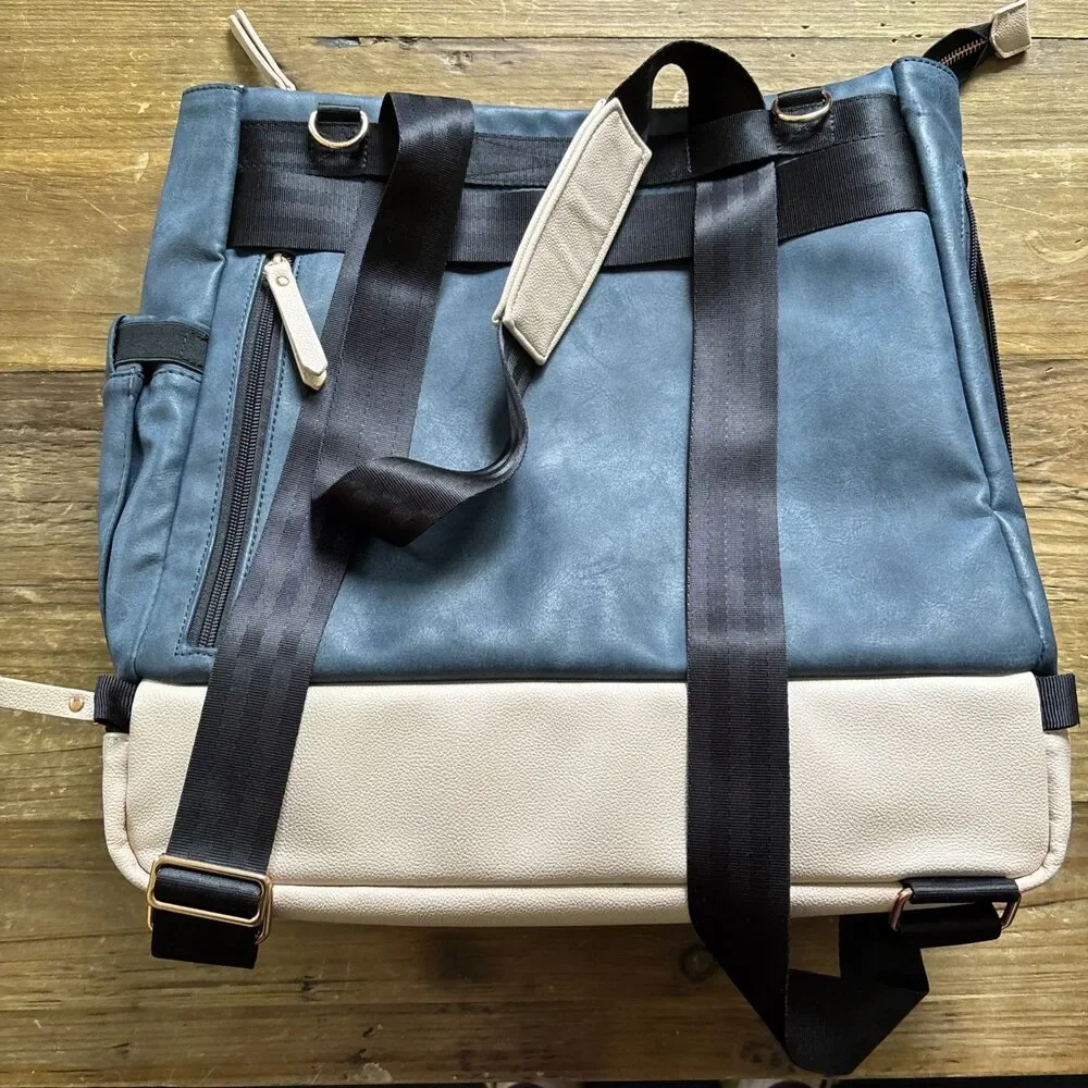 Petunia Pickle Bottom Pivot Backpack | Convertible 90s SoHo Designer Vegan EUC